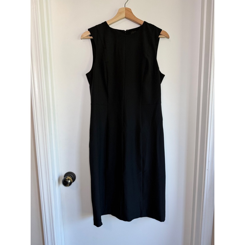 Banana Republic Womens Black Sleeveless Sheath Dress Size 6 Professional LBD